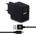 Laddare 12W + USB-A till Lightning Kabel Svart