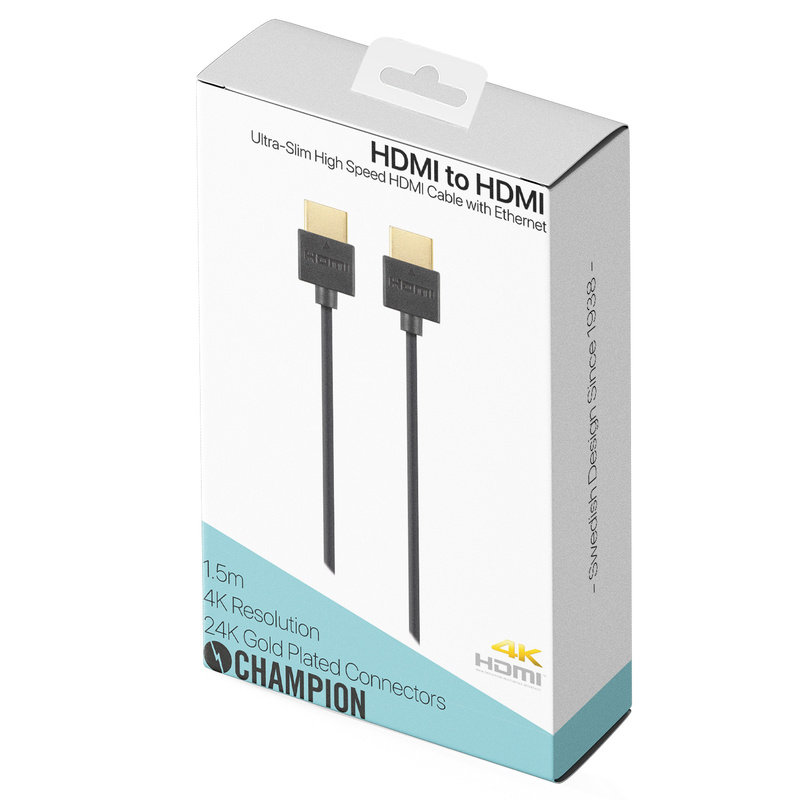 HDMI-kabel Ha-Ha SLIM 1.5m