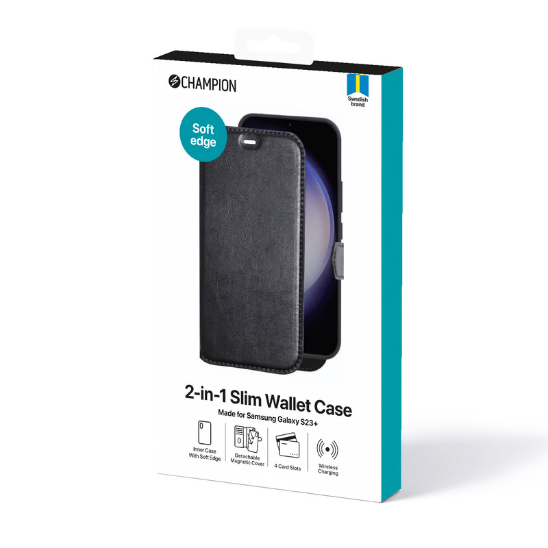 2-in-1 Slim Wallet Case Galaxy S23+